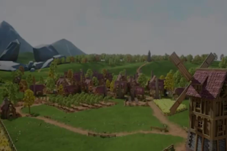 create 2d 3d game environment concept art background game art for unreal engine
