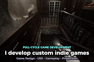 develop a custom unreal engine 5 indie game prototype