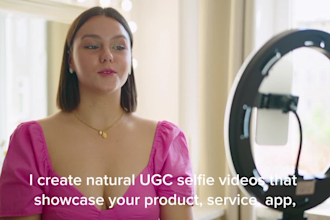 create natural spokeperson and ugc video  for your business