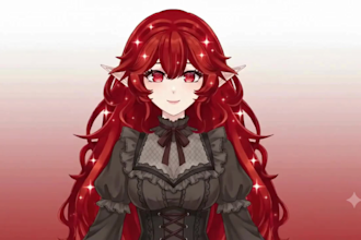 design and rig high quality live2d model, 2d vtuber model, rigging, vtuber model
