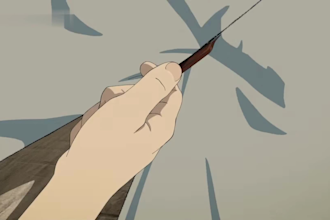 create anime style animation and cartoon music video in 2d style