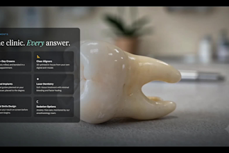 design an animated high end landing page with scroll effects