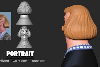 design custom 3d printing models , collectible toy