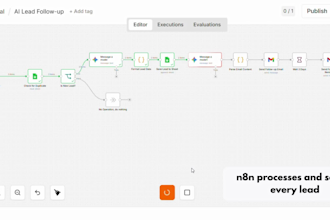 build an ai lead followup automation bot using n8n