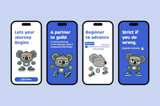 create character mascot rive, lottie animations web and app