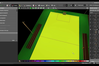 do professional lighting design, dialux lighting calculation and simulation