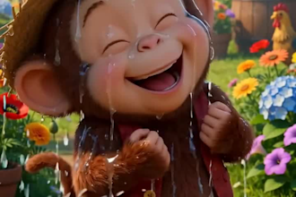 create cute 3d cartoon monkey shorts for kids channels