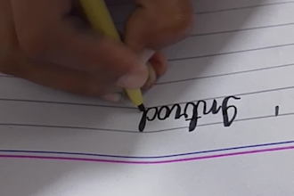 write any document in hand writing