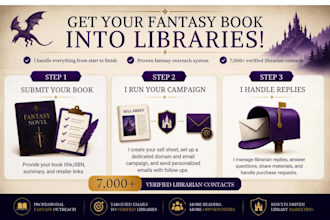 run fantasy book promotion campaigns to public libraries