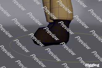 do 3d character modeling, rigging, and animation