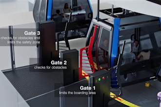 do 3d automation process animation for 3d industrial machinery and safety system
