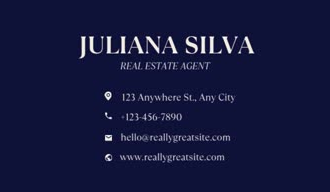 create a standard business card design
