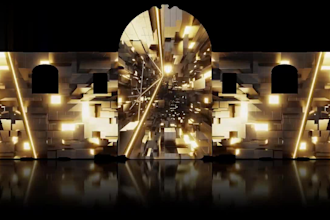 create 3d projection mapping vj loops dj visual and stage visuals for concerts