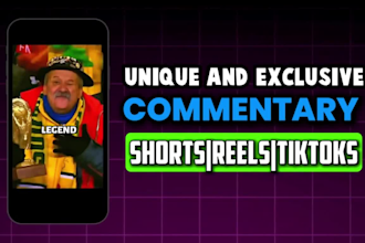 create viral commentary youtube shorts and tiktok videos