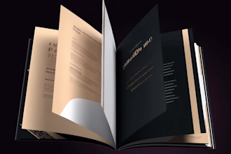 design a professional epk, press kit or media kit for artist