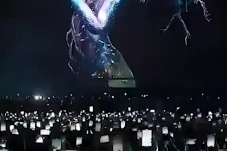 create epic 3d concert visuals, vj loops, led wall stage shows, music festival