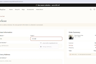 build a responsive react ecommerce website with shopping cart