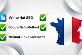 build high quality french backlinks from real french websites