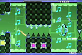 create a geometry dash level, geometry dash layout and gd decoration