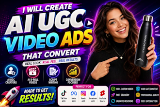 do ai ugc ads, ai ugc video ads, ugc tiktok ads for products