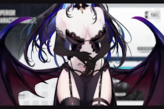 draw and rig 2d vtuber model live2d model live2d rigging vtuber commission