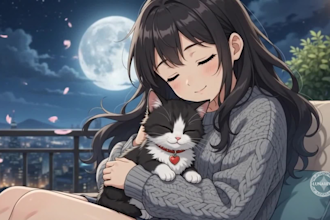 create ai anime cat video short film and episodes