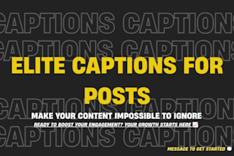 write viral and engaging instagram captions with hashtags