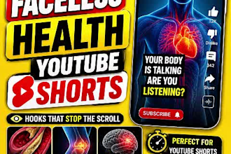 create viral faceless health youtube shorts