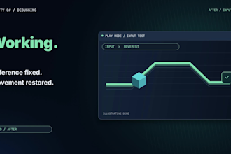 debug and fix c sharp bugs, errors and broken game mechanics