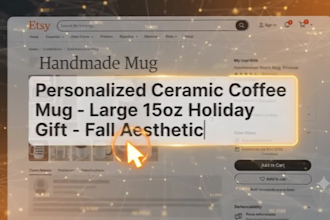 do etsy holiday SEO and optimize seasonal listing titles