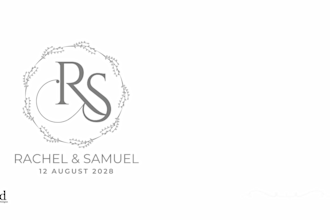 design elegant wedding logo, monogram, and initials