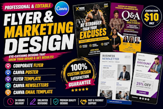 design corporate flyer canva poster flyer template canva newsletters template