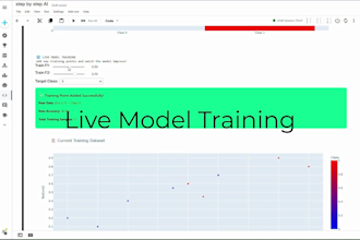 build a live machine learning web app with real time prediction