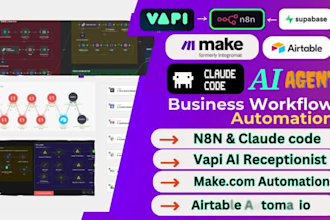 do make com automation n8n automation manus ai claude code vapi ai agent makecom