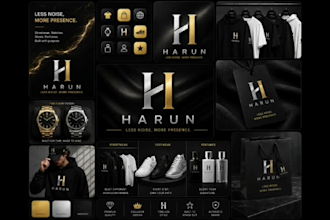 create a premium minimalist logo for your brand