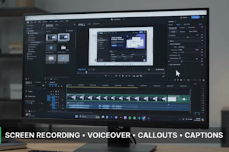 create a screencast tutorial video for saas app or website