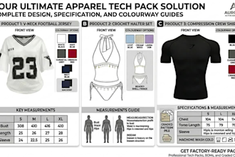design sportswear and activewear tech packs compression shirt swimwear