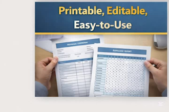 design HR forms, timesheets and payroll templates