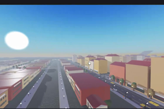 build a custom roblox map,open world city, simulator,game maps