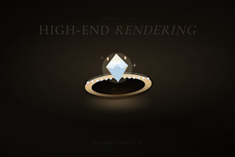 create professional 3d jewelry cad design for printing and rendering