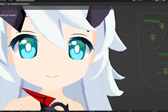 unity vrchat avatar rig,vseeface,hair physics,3d blender rig,ifacialmocap,3tene