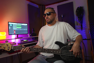 record bass for your funk, rnb and soul song