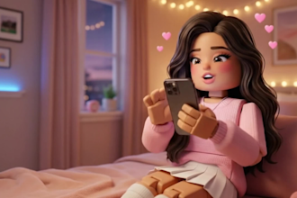 create 3d ai roblox love story animation cinematic storyteling ai artist combat