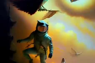 create surreal trippy psychedelic music visuals