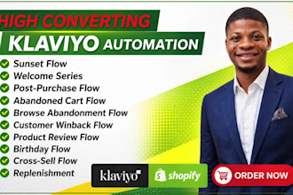 build klaviyo flows email automation for ecommerce
