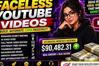 create youtube automation cash cow videos for  faceless cashcow channel