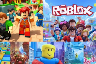 draw roblox art, roblox gfx thumbnail and cartoon thumbnail for your channel