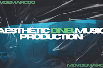 produce a custom professional drum and bass track for you