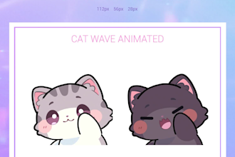 make cute cats emotes