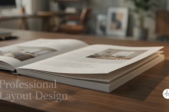 create professional adobe indesign projects, layouts, and templates